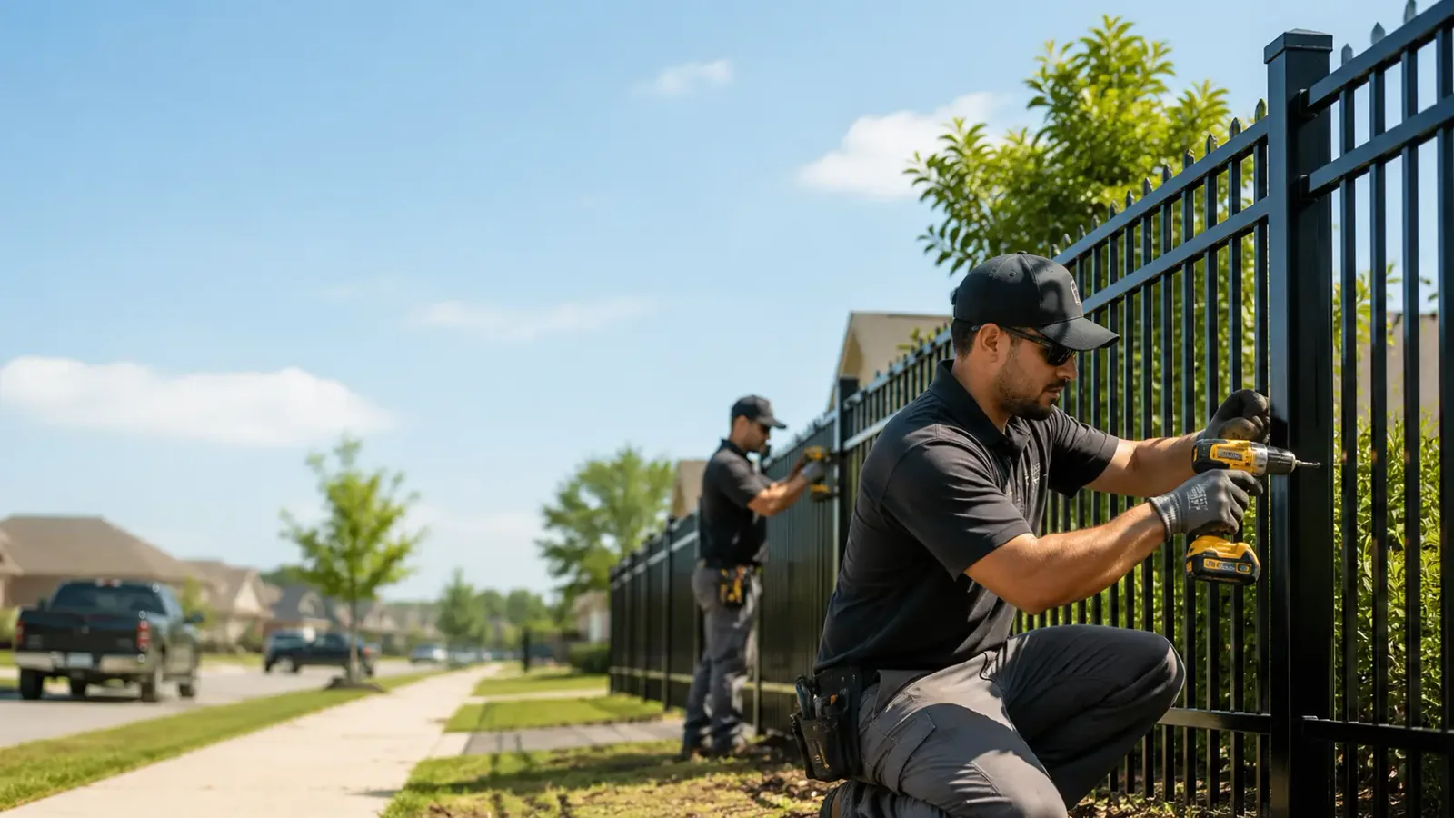 Metal Fence Installation in Columbus, MI